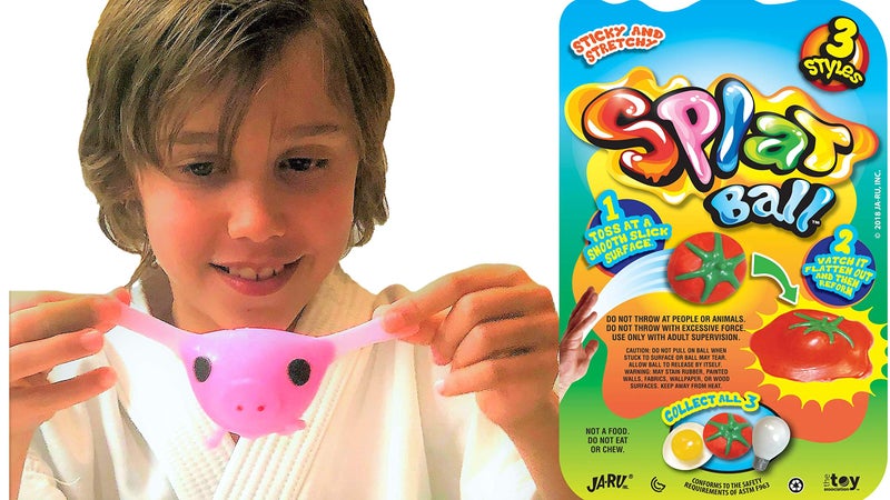 JA-RU SPLAT Ball Sticky & Stretchy (Pack of 6 Assorted) Sensory Stress Relief Toy, Party Favor Pinata Filler.5303-6p - Image 4